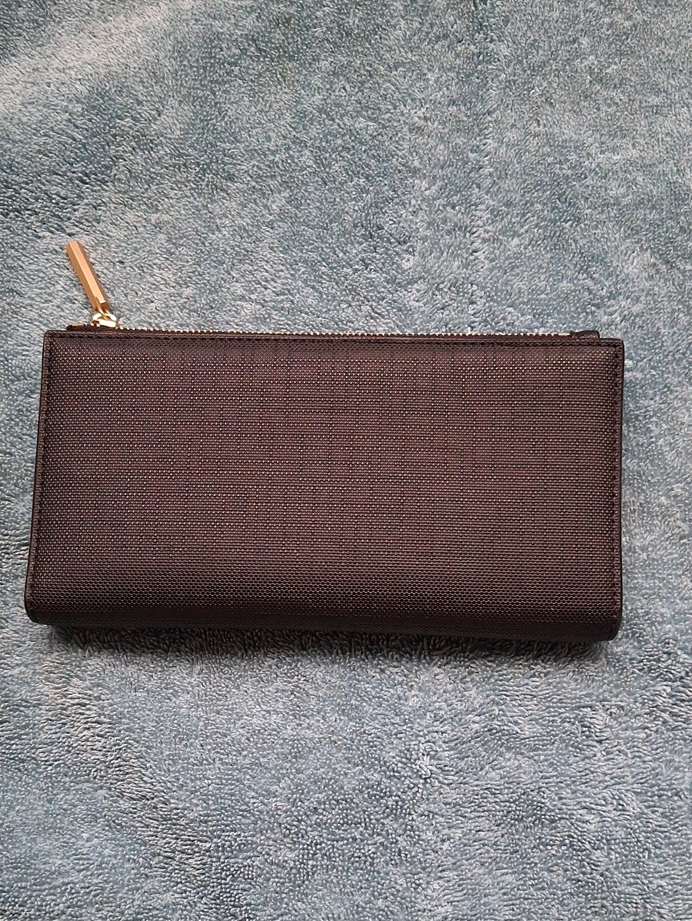 New Dagne Dover Black Canvas Bifold Wallet